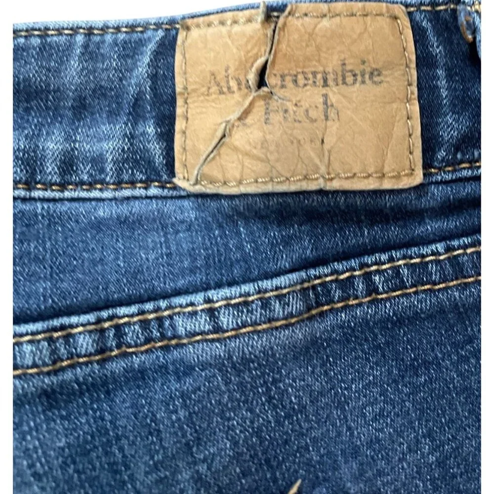Abercrombie & Fitch Womens Skinny Jeans W30 L31 City Urban Distressed - Picture 6 of 6